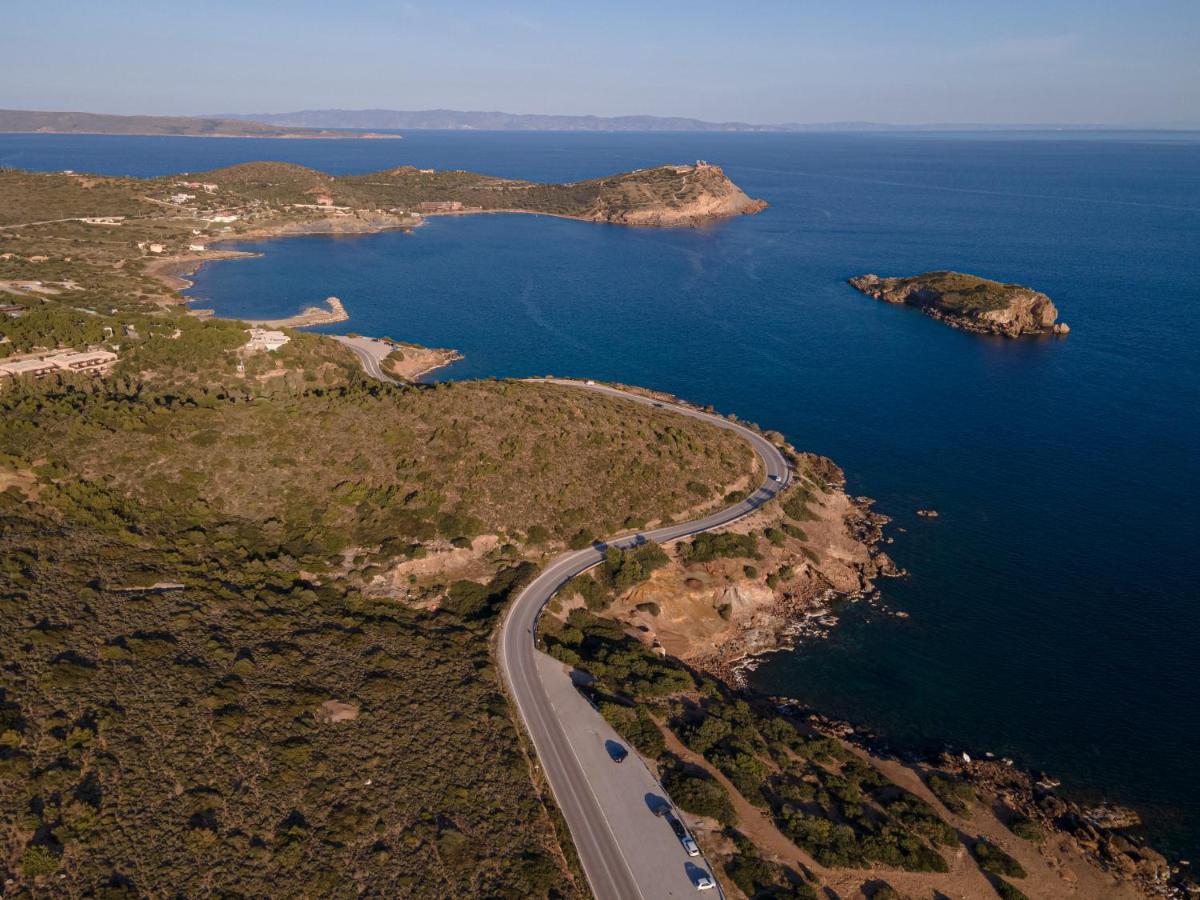 Sounio Black Villa Sounion Bagian luar foto